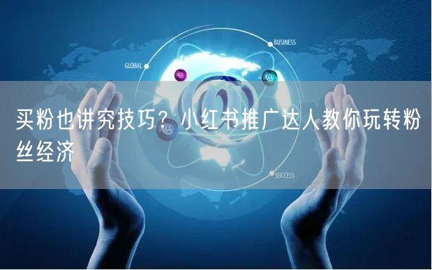买粉也讲究技巧？小红书推广达人教你玩转粉丝经济