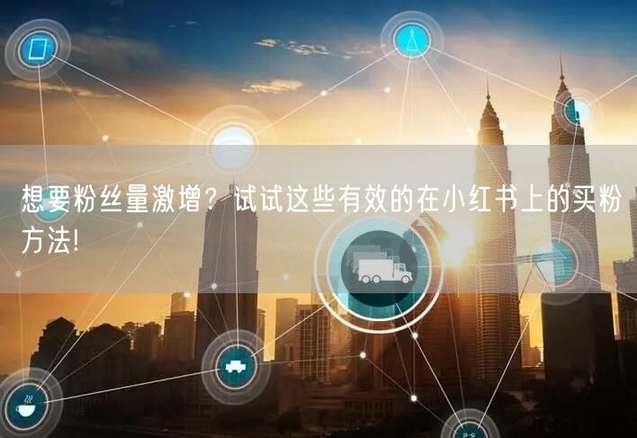 想要粉丝量激增？试试这些有效的在小红书上的买粉方法!
