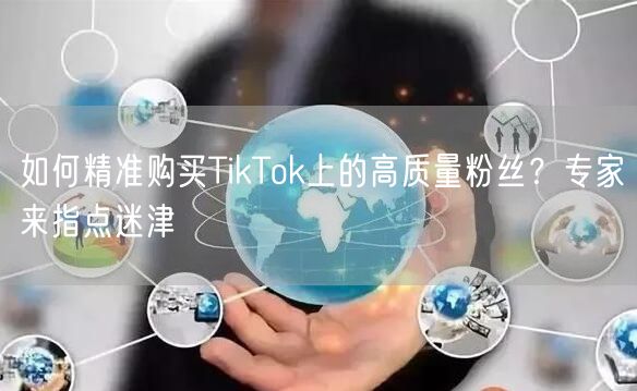 如何精准购买TikTok上的高质量粉丝？专家来指点迷津
