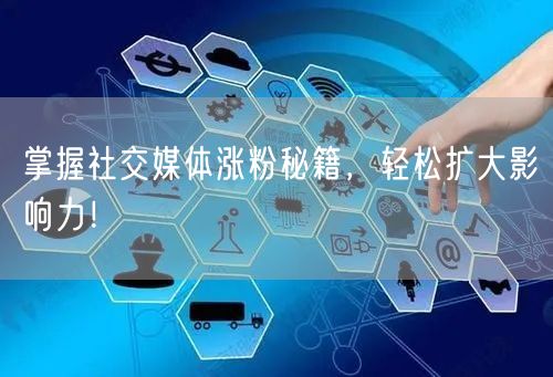 掌握社交媒体涨粉秘籍，轻松扩大影响力！