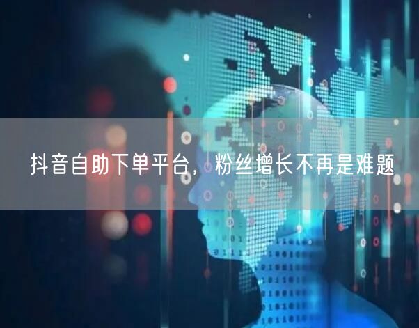 抖音自助下单平台，粉丝增长不再是难题