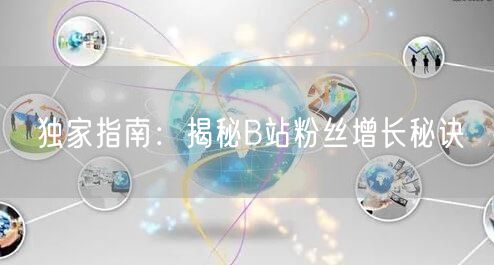 独家指南：揭秘B站粉丝增长秘诀