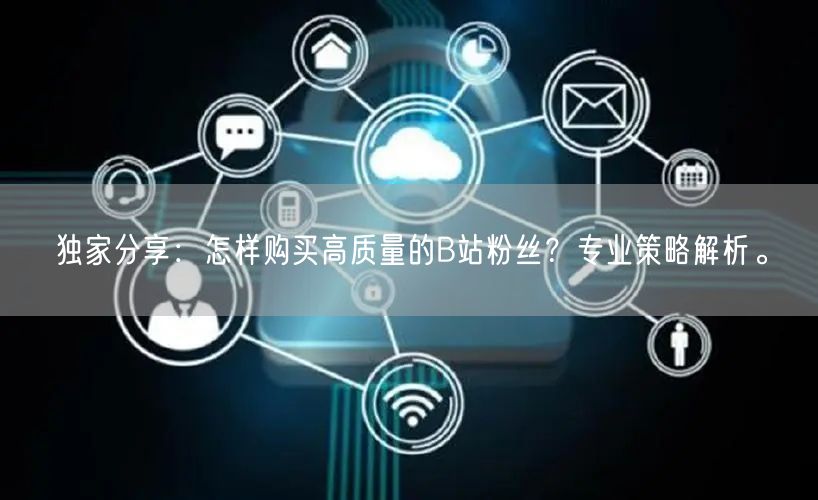 独家分享：怎样购买高质量的B站粉丝？专业策略解析。