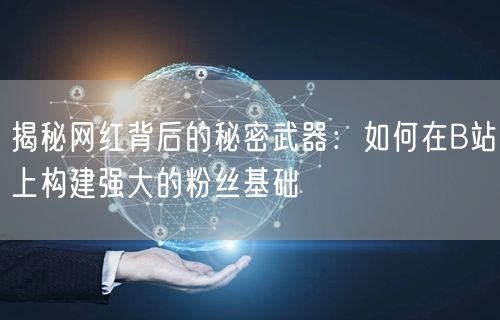 揭秘网红背后的秘密武器：如何在B站上构建强大的粉丝基础