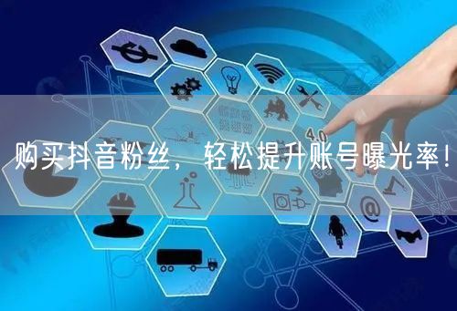 购买抖音粉丝，轻松提升账号曝光率！