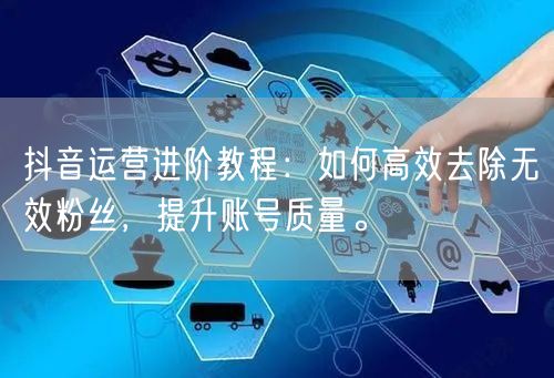 抖音运营进阶教程：如何高效去除无效粉丝，提升账号质量。