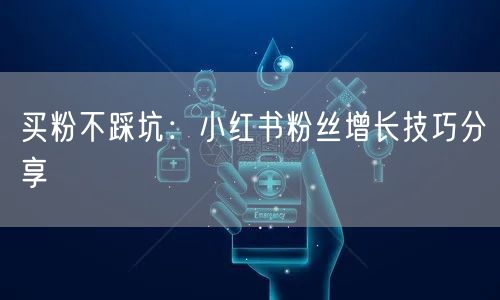 买粉不踩坑：小红书粉丝增长技巧分享