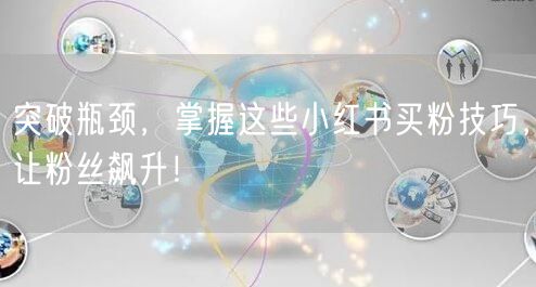 突破瓶颈，掌握这些小红书买粉技巧，让粉丝飙升！