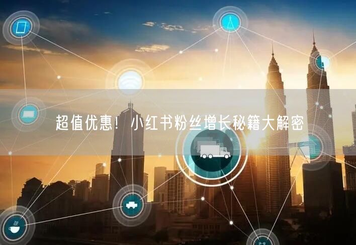 超值优惠！小红书粉丝增长秘籍大解密
