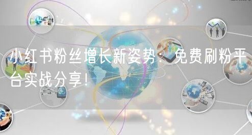 小红书粉丝增长新姿势：免费刷粉平台实战分享！