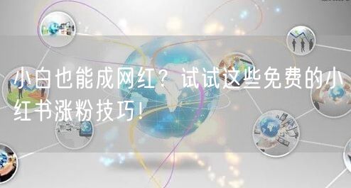 小白也能成网红？试试这些免费的小红书涨粉技巧！