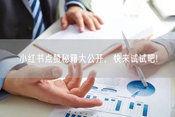 小红书点赞秘籍大公开，快来试试吧!