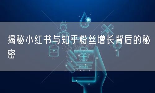 揭秘小红书与知乎粉丝增长背后的秘密