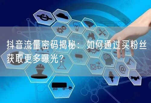 抖音流量密码揭秘：如何通过买粉丝获取更多曝光？