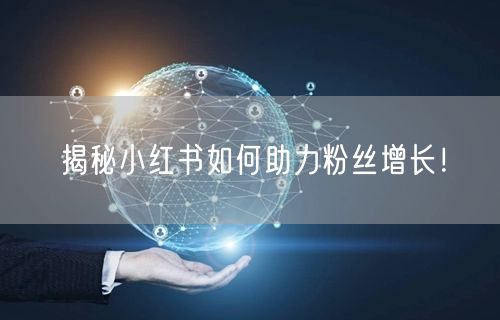 揭秘小红书如何助力粉丝增长！