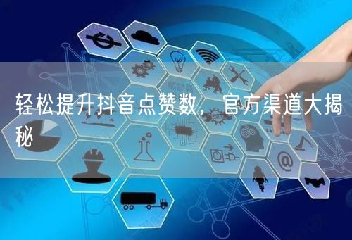 轻松提升抖音点赞数，官方渠道大揭秘