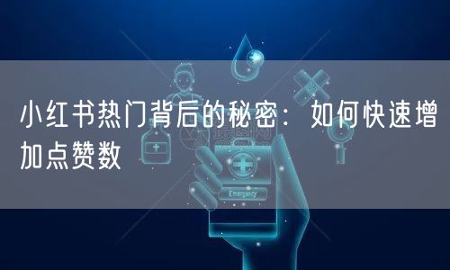 小红书热门背后的秘密：如何快速增加点赞数